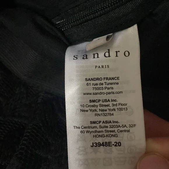 SANDRO Black Janice Skater skirt - Picture 6 of 8